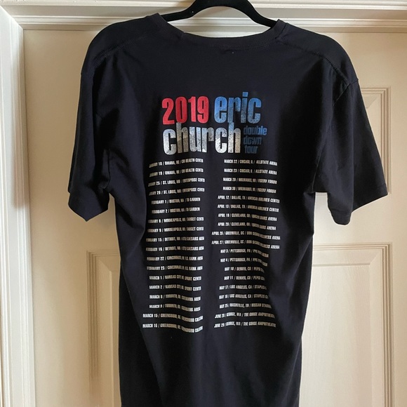 Eric Church 2019 Country Music Tour T-Shirt - Picture 2 of 3